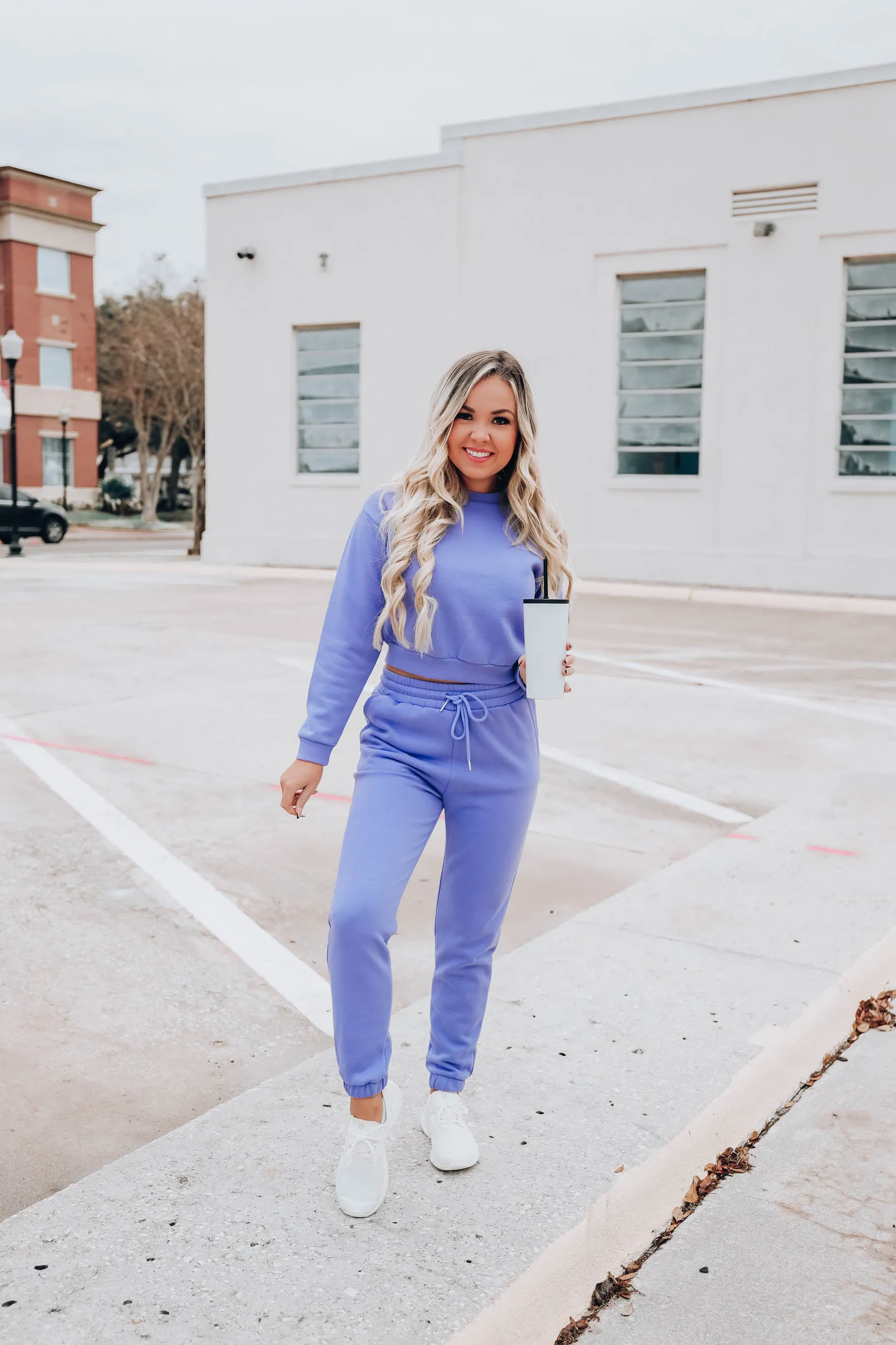 Lockdown Joggers - Periwinkle