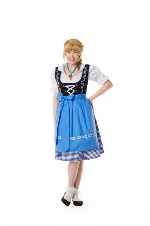 Lottie Traditional Oktoberfest German Beer Girl Costume Dirndl