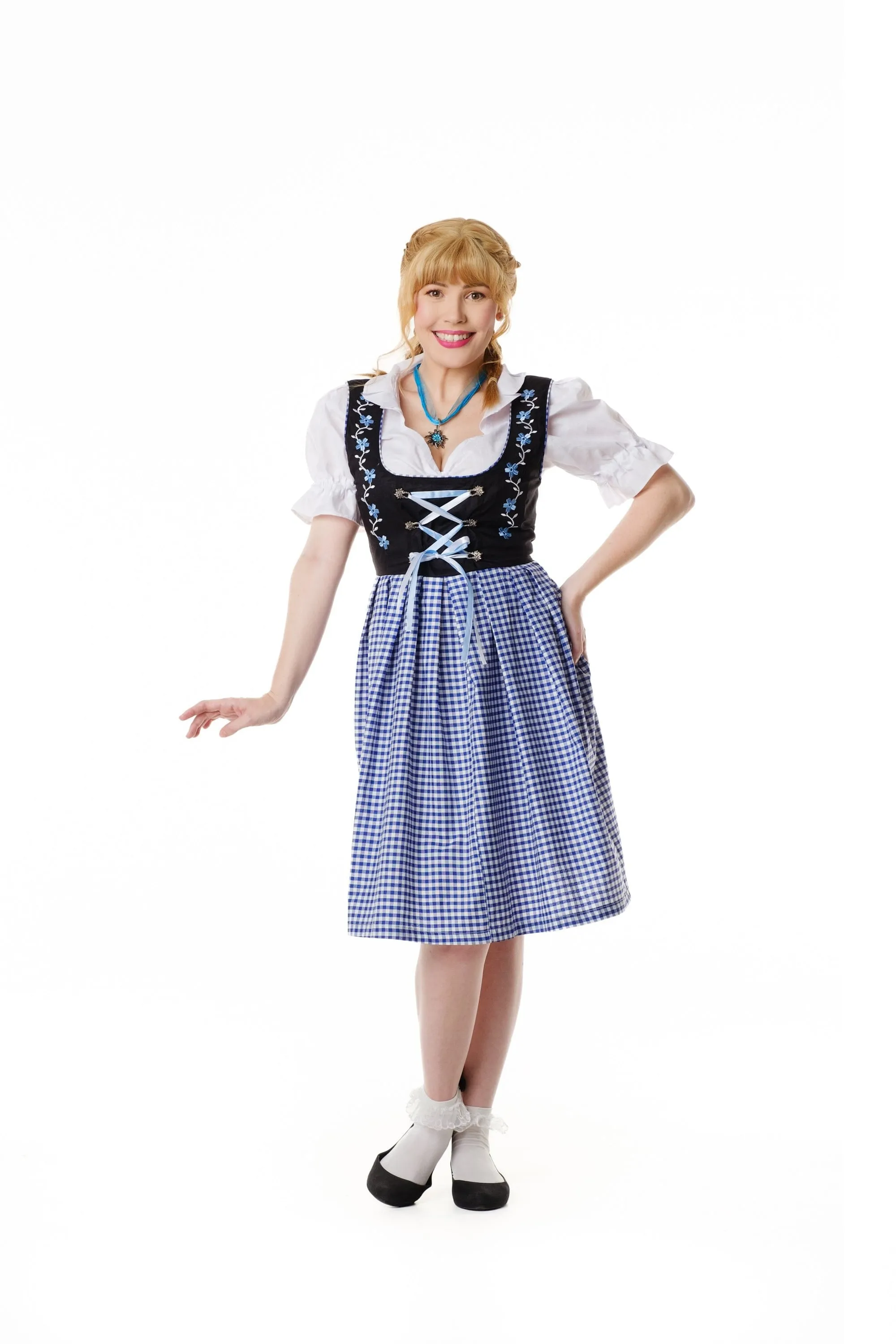 Lottie Traditional Oktoberfest German Beer Girl Costume Dirndl