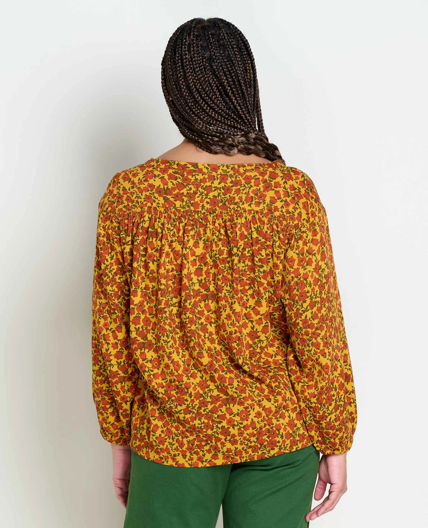 Manzana Long Sleeve Peasant Top - SALE