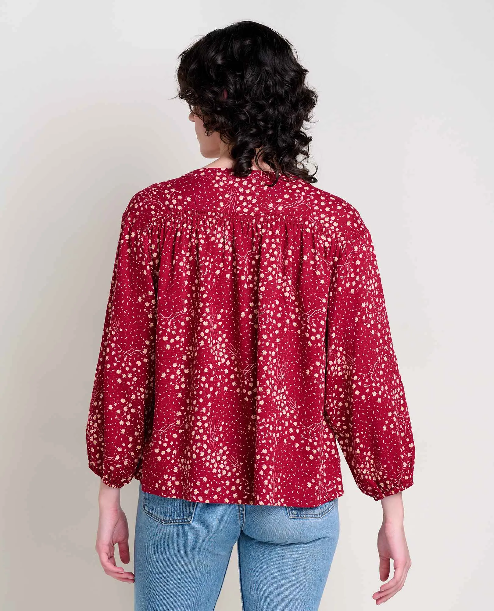 Manzana Long Sleeve Peasant Top - SALE