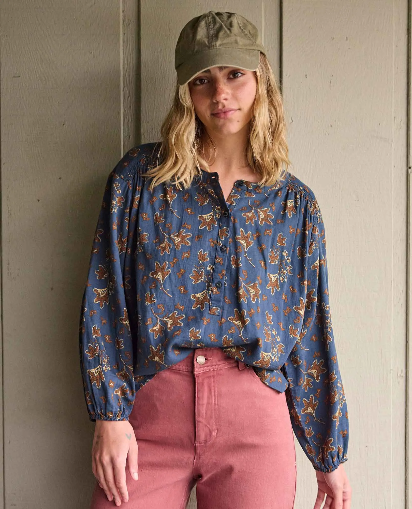 Manzana Long Sleeve Peasant Top - SALE