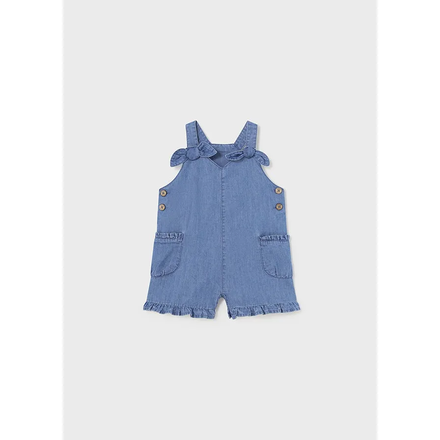 Mayoral Baby Denim Romper