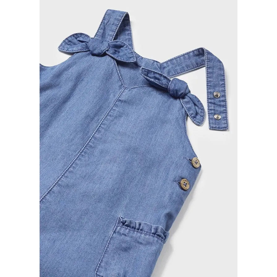 Mayoral Baby Denim Romper