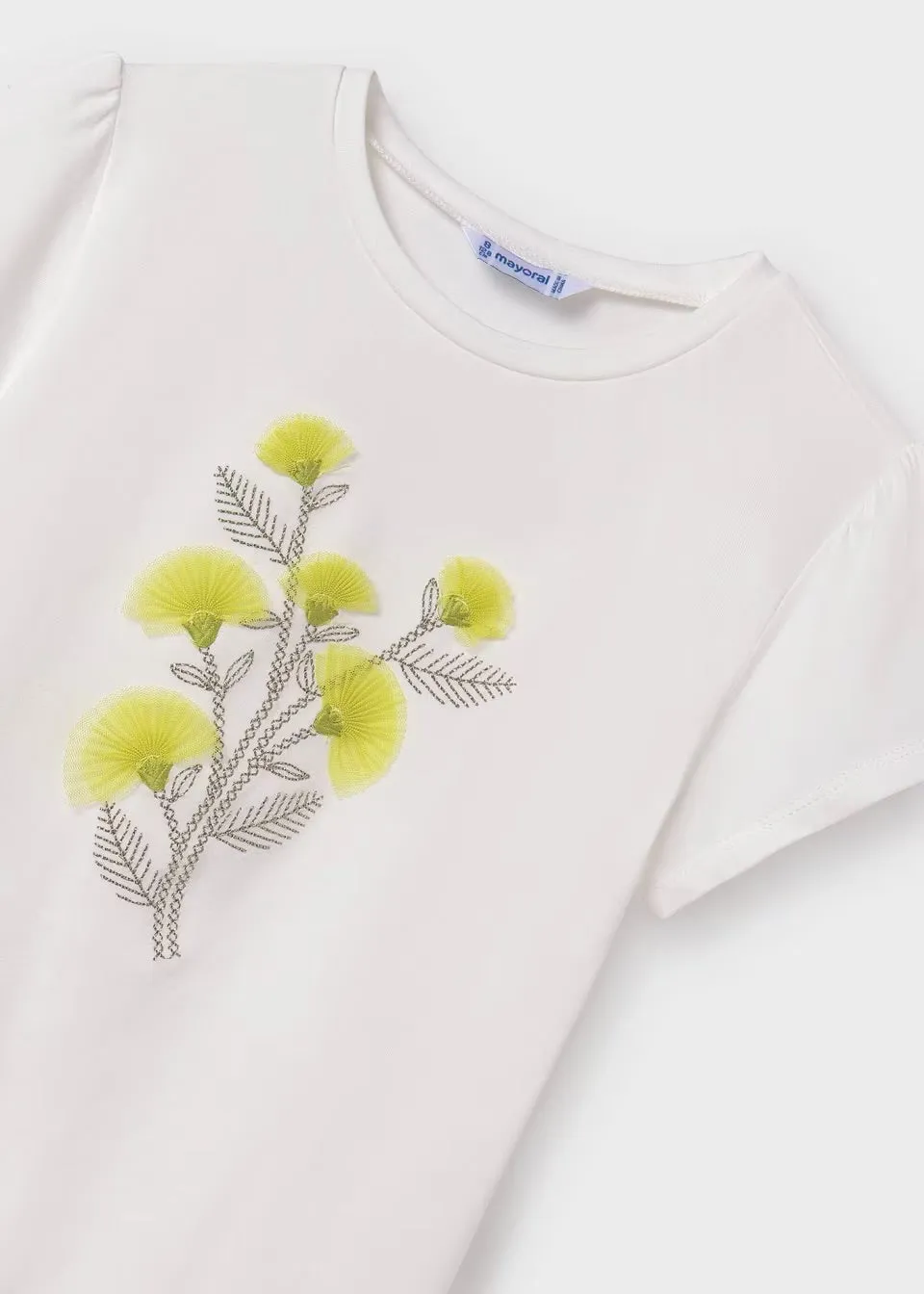Mayoral Older Girls T-Shirt 6012 Pistachio