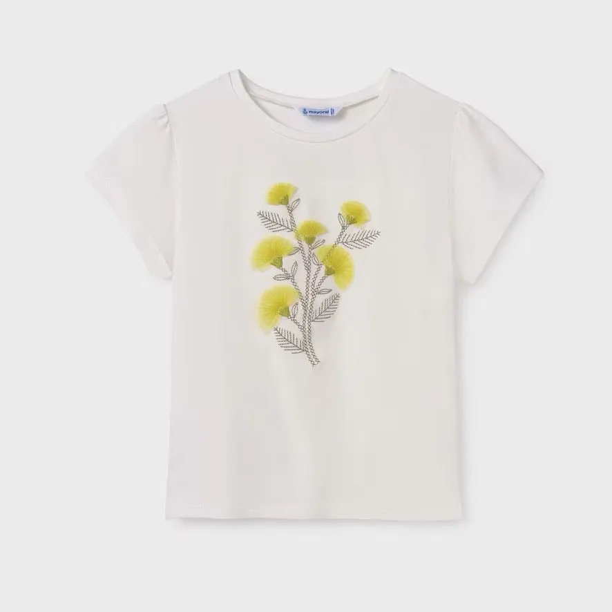 Mayoral Older Girls T-Shirt 6012 Pistachio