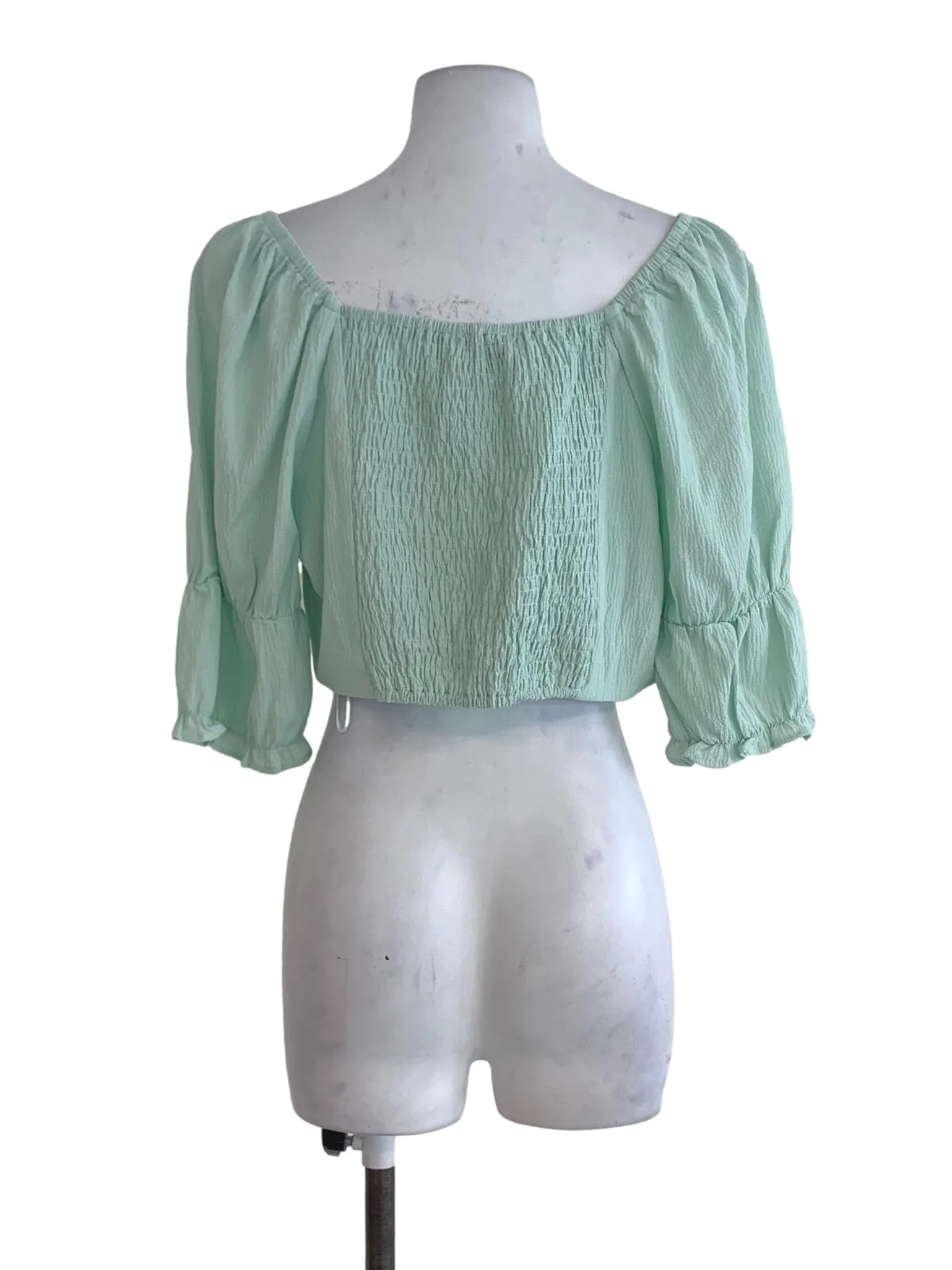 Mint Green Plain Blouse