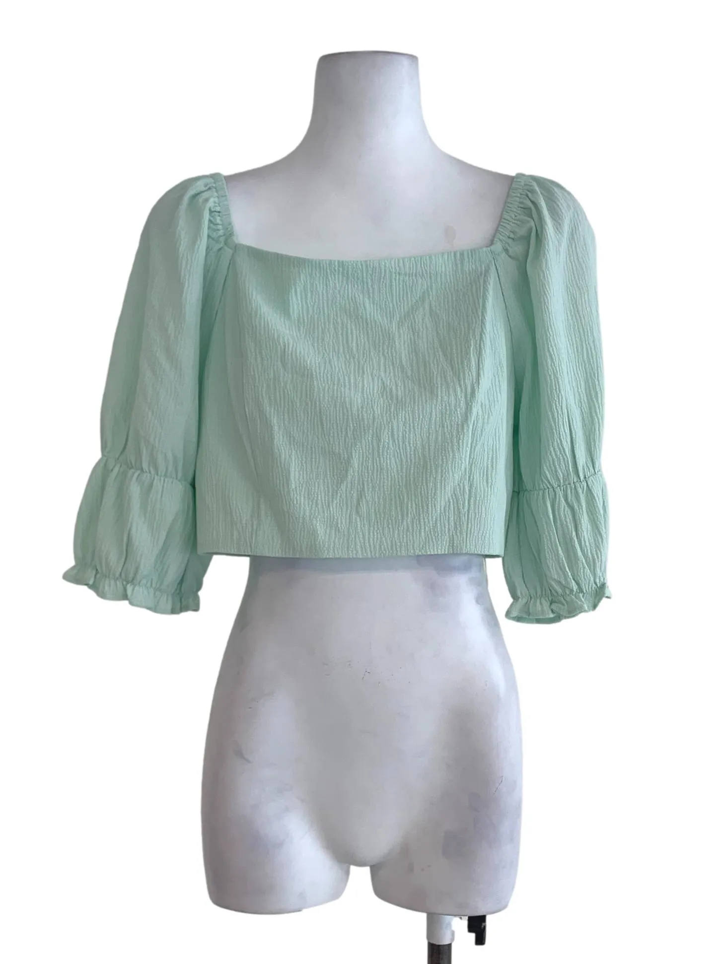 Mint Green Plain Blouse