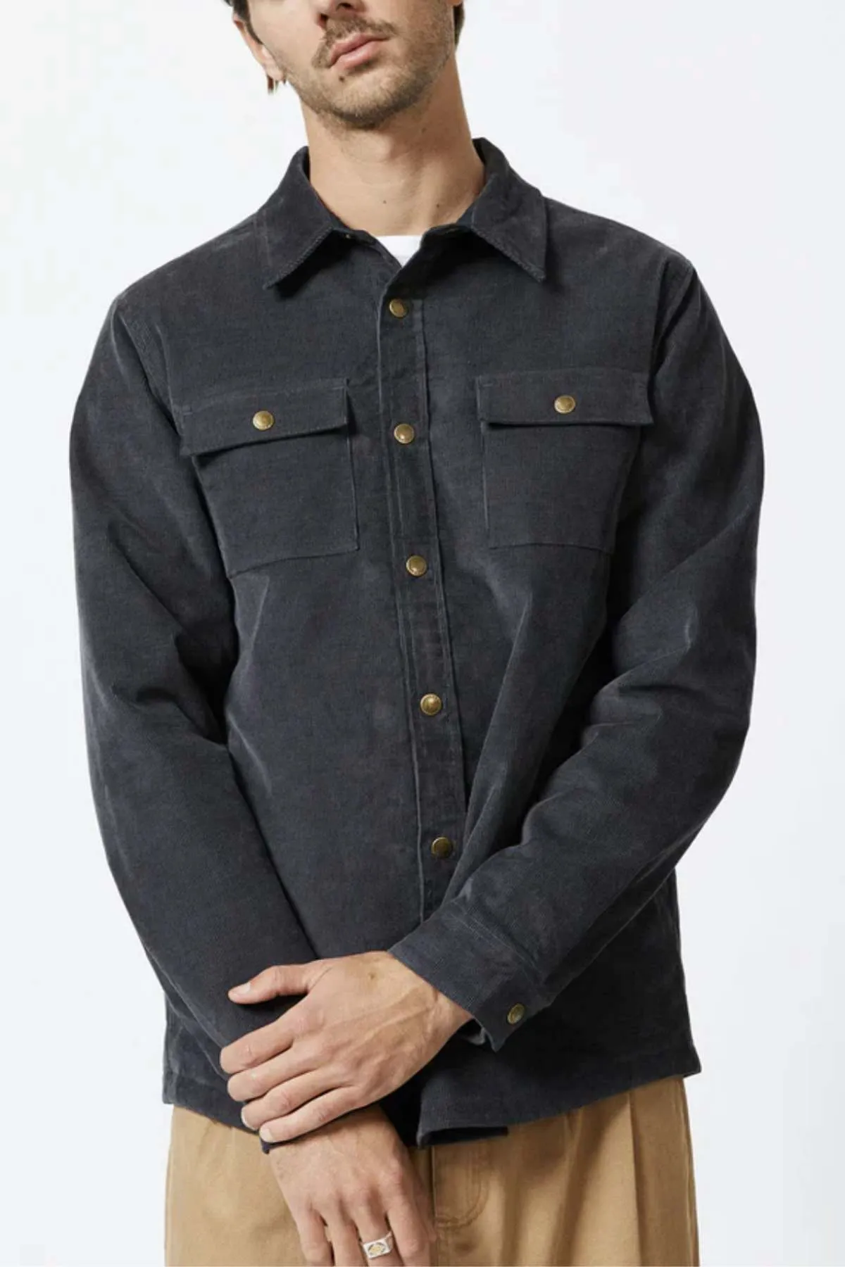 Mr Simple Quilted Cord Jacket
