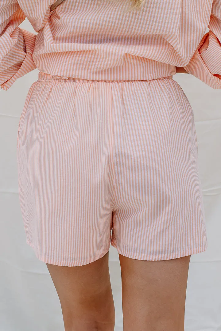 My Vacay Bae Striped Shorts