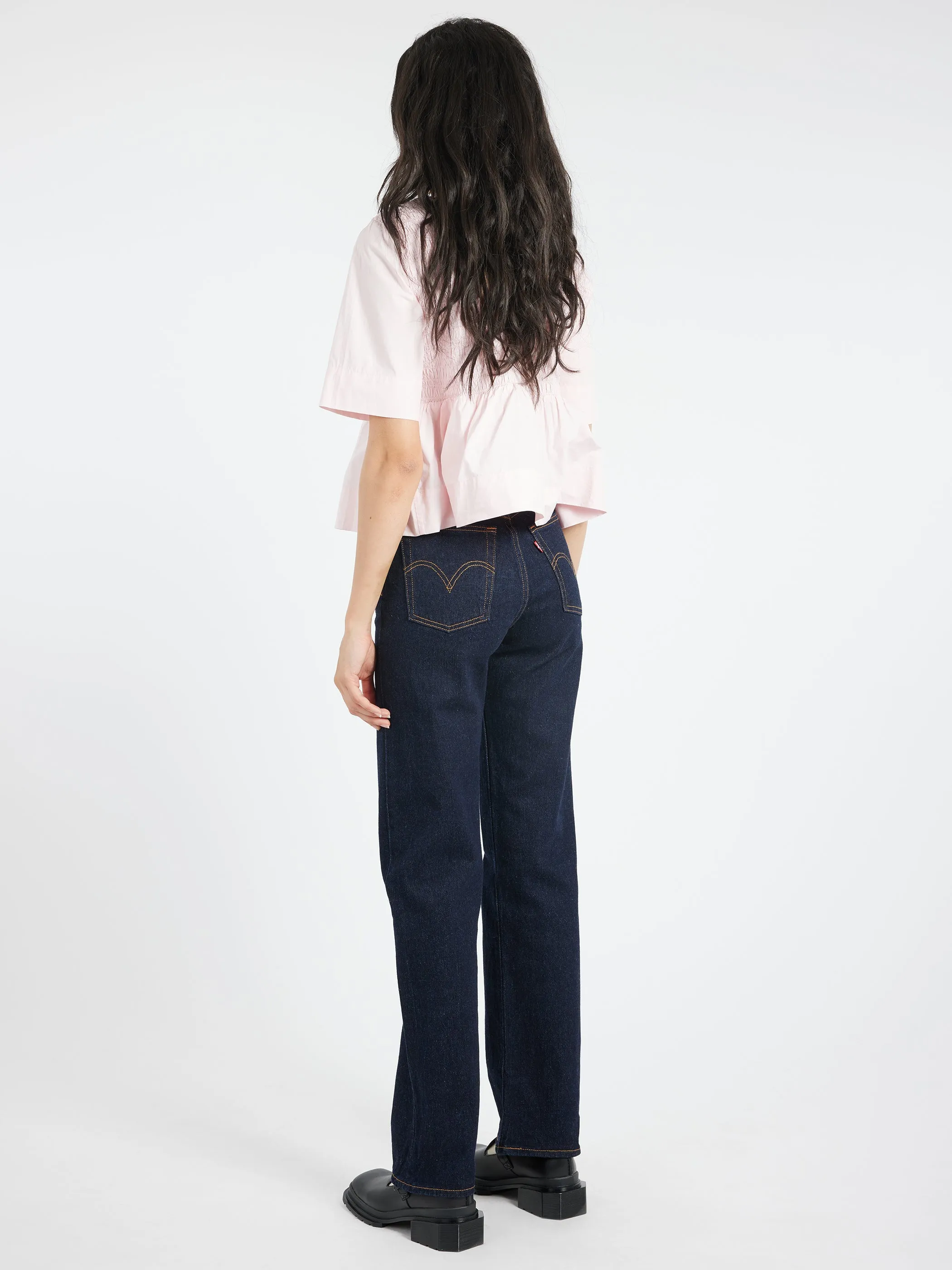 Open Back Smock Blouse