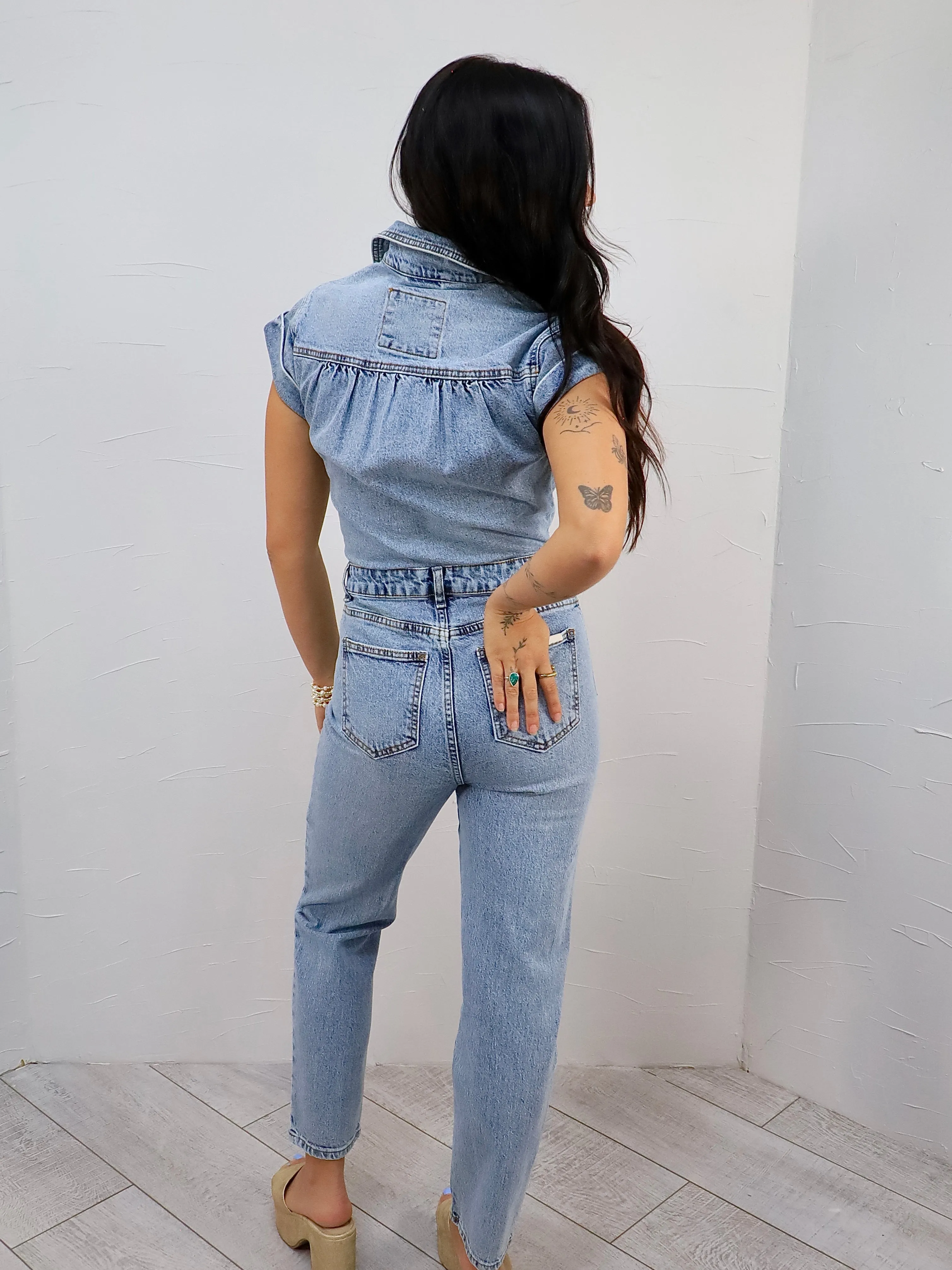 Pacific Girl Denim Jumpsuit