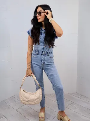 Pacific Girl Denim Jumpsuit
