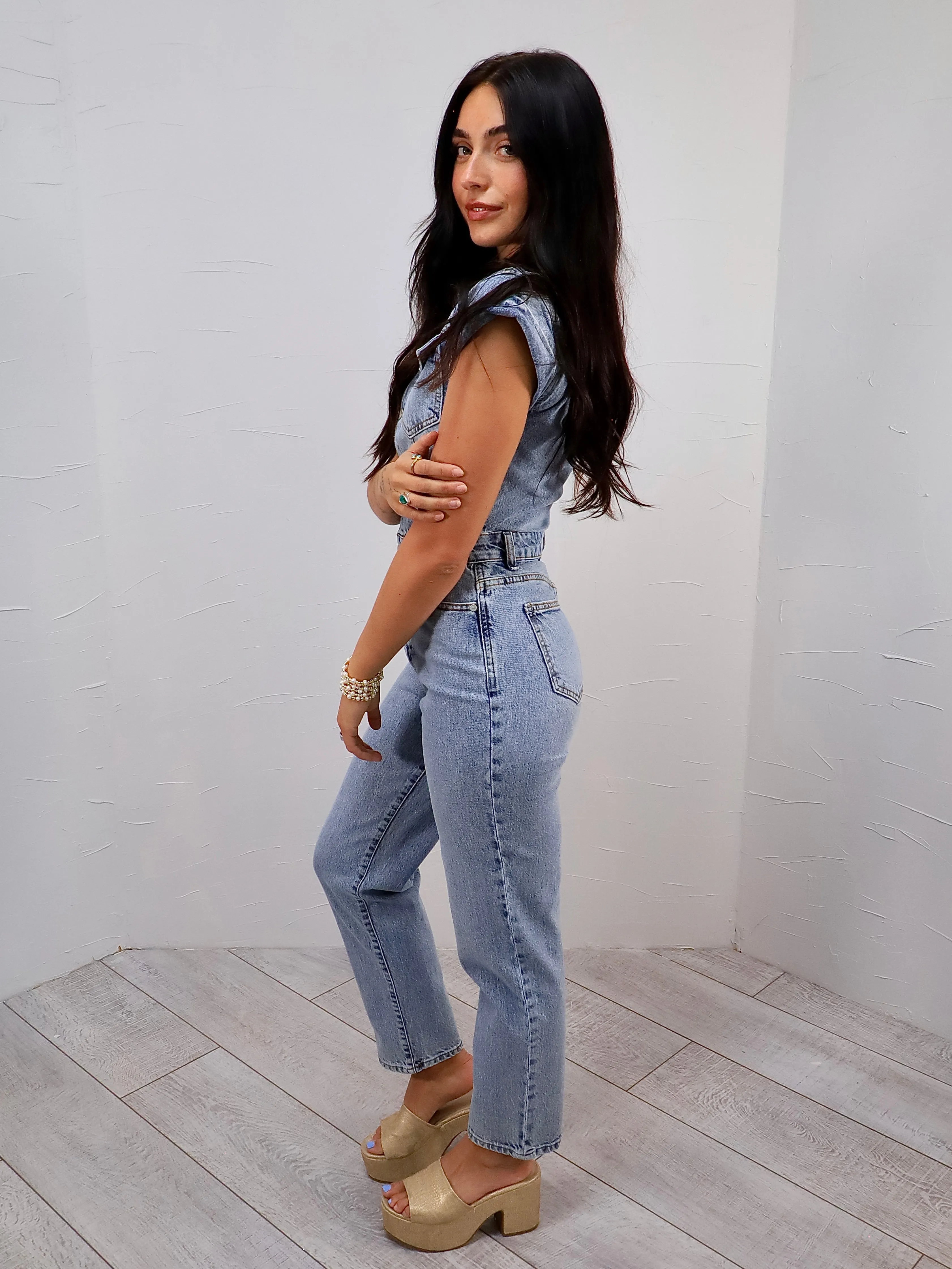 Pacific Girl Denim Jumpsuit
