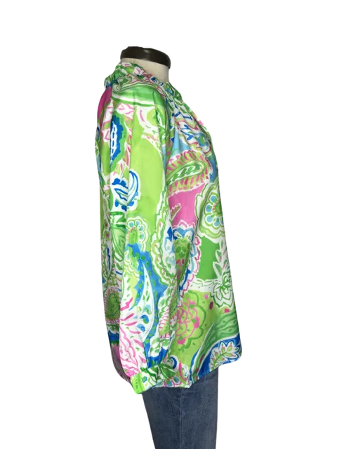 Paisley Meadows Peasant Top