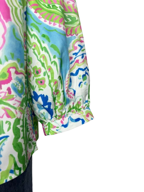 Paisley Meadows Peasant Top