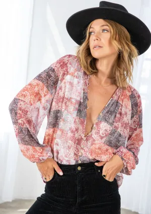 Promenade Peasant Top