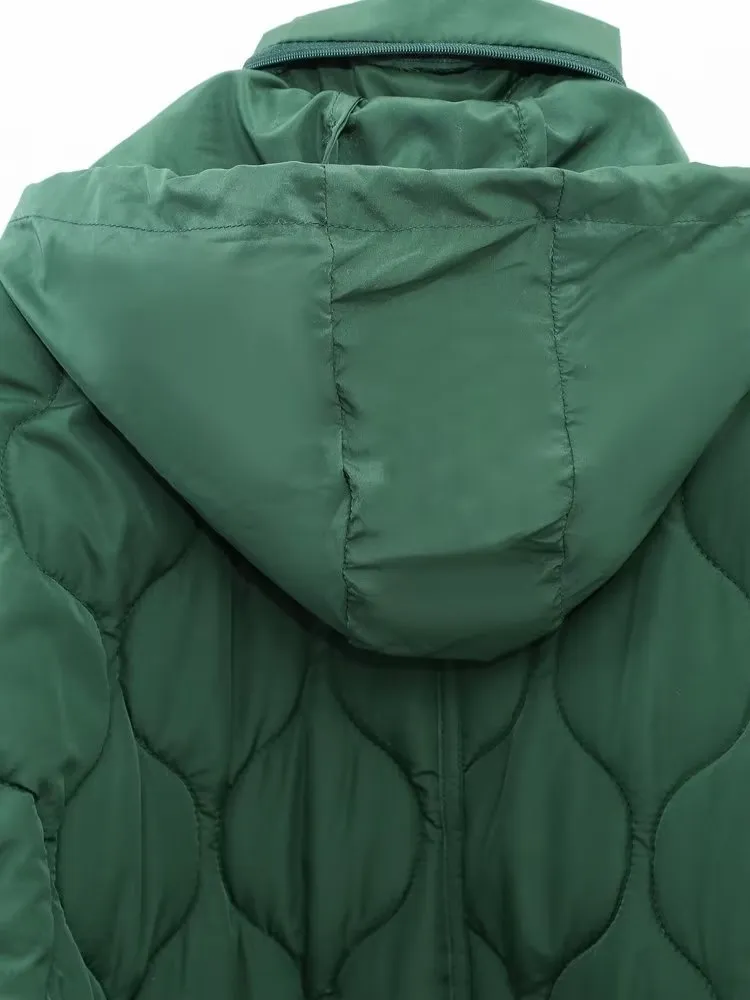 Quilted Hooded Jacket