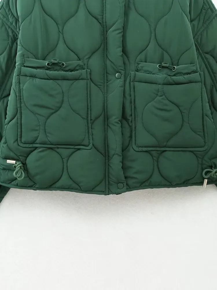 Quilted Hooded Jacket