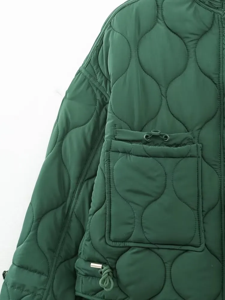Quilted Hooded Jacket
