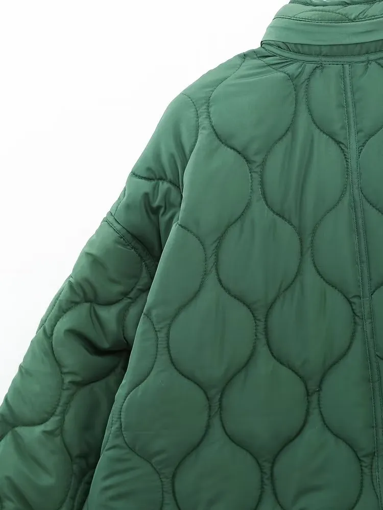 Quilted Hooded Jacket
