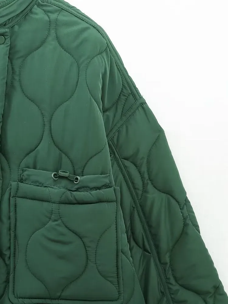 Quilted Hooded Jacket