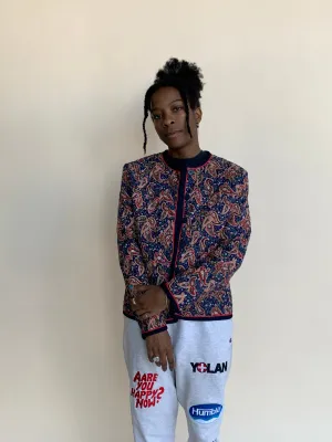 Quilted paisley jacket