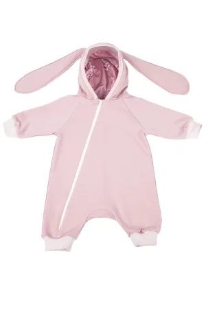 "Andrea" Mauve Bunny Ear Romper