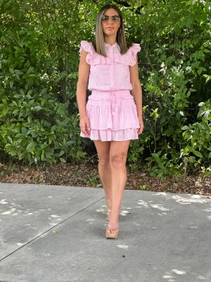 "Carina" Eyelet Dress With Shorts Lining