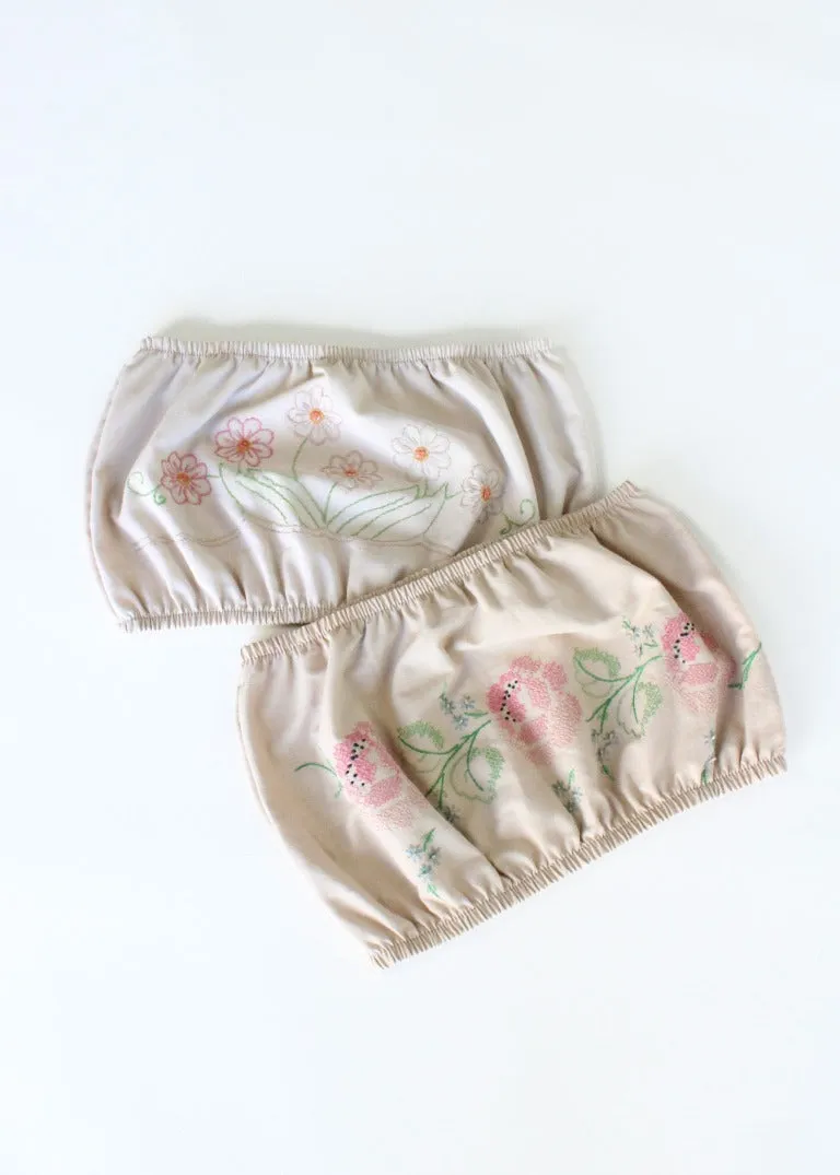 RCYCLD Embroidered Tube Top