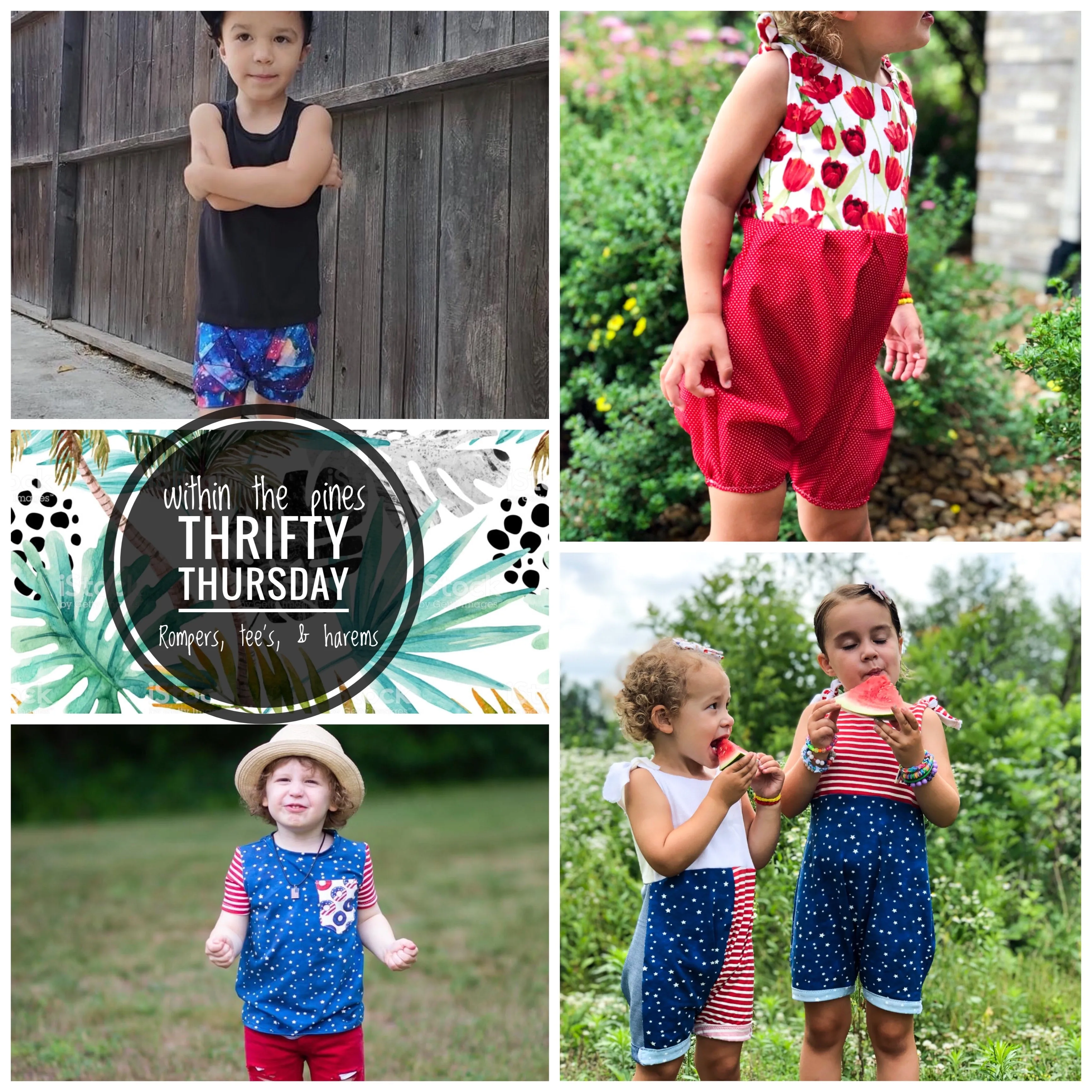 Romper, Shorts, and Tees Grab Bag Sale