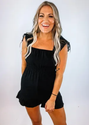 Ruffle Hem Classic Romper