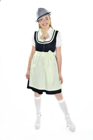 Rustic Traditional Oktoberfest German Beer Girl Costume Dirndl