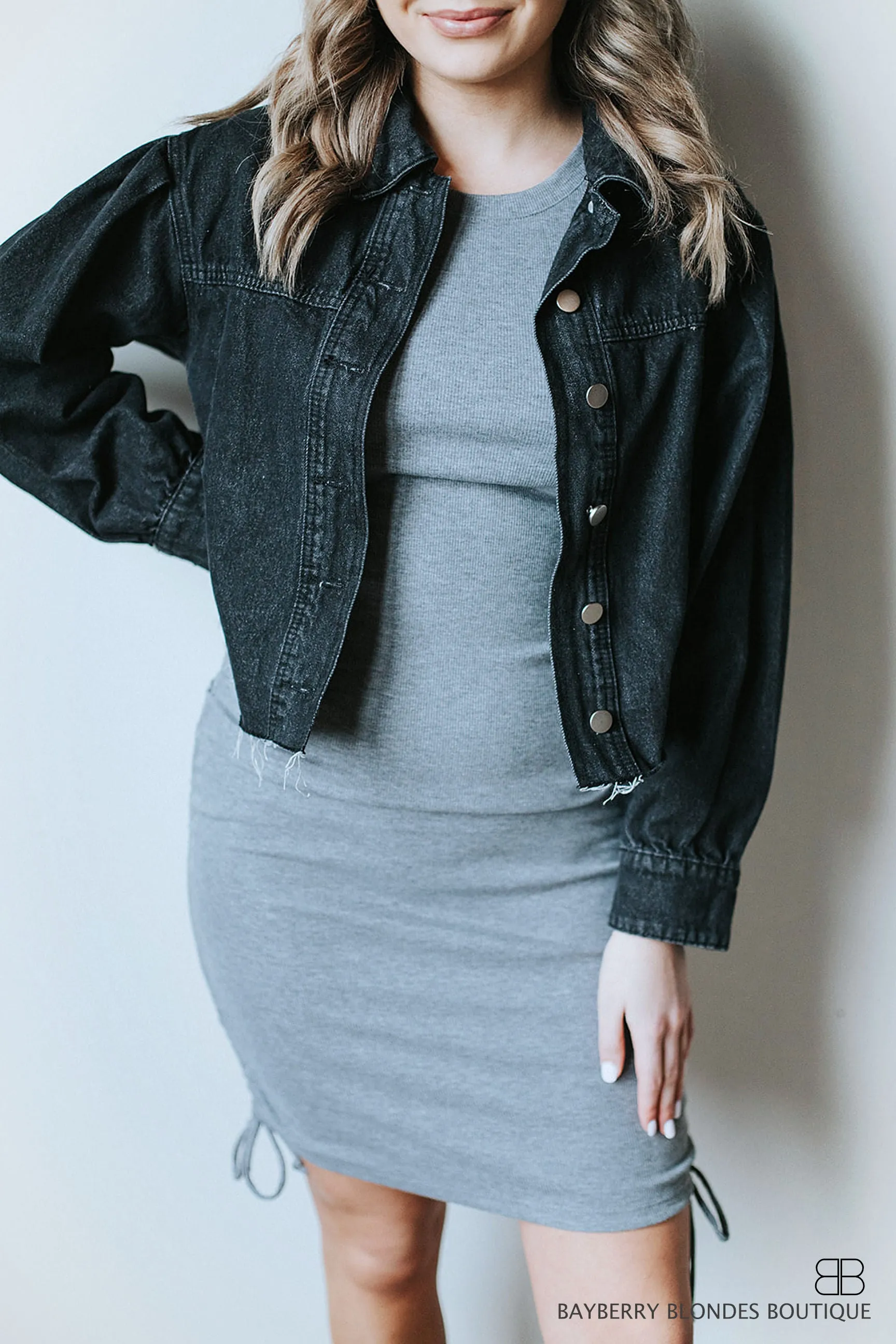Sleeveless Ruched Dress-Light Gray