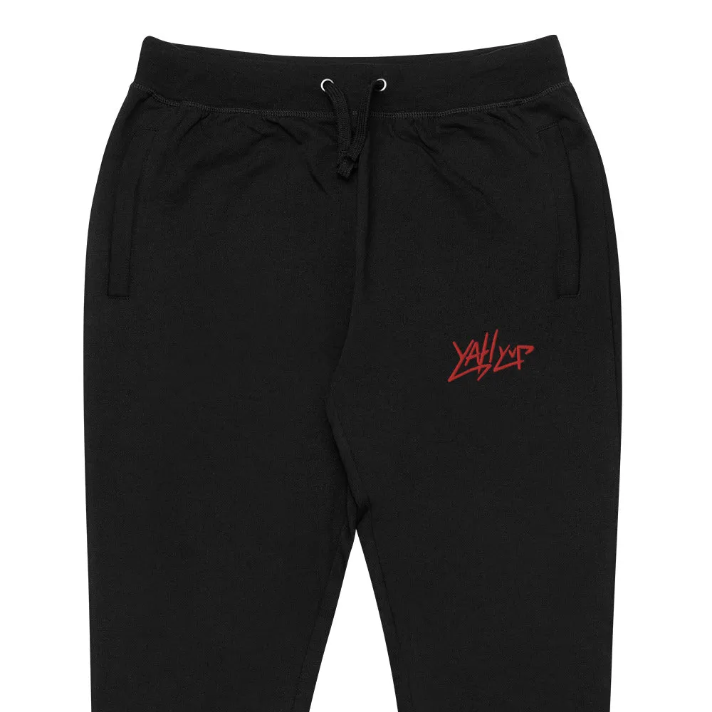slim fit YahYup joggers Red