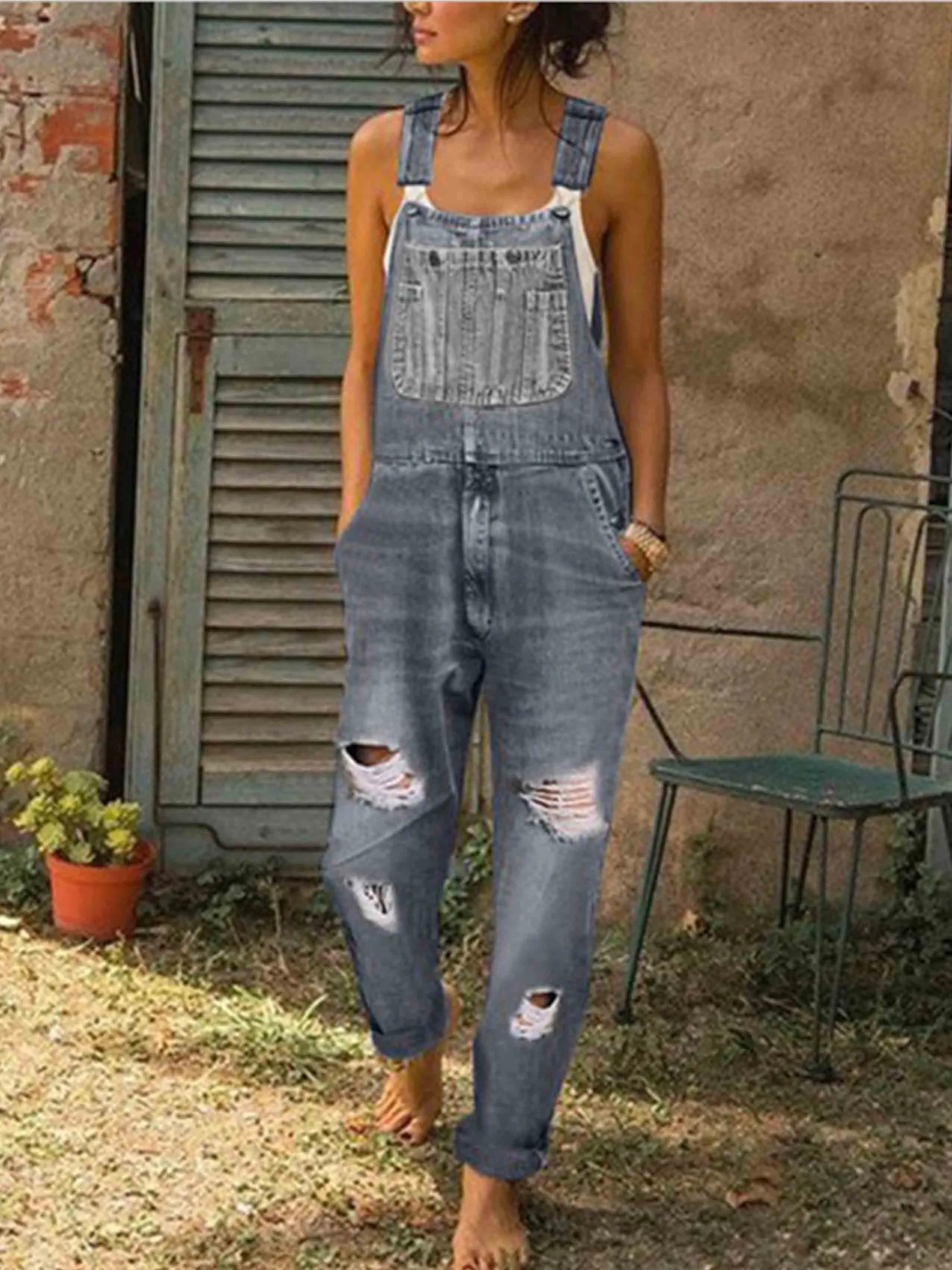 Stunncal Ripped Denim Jeans (3 colors)