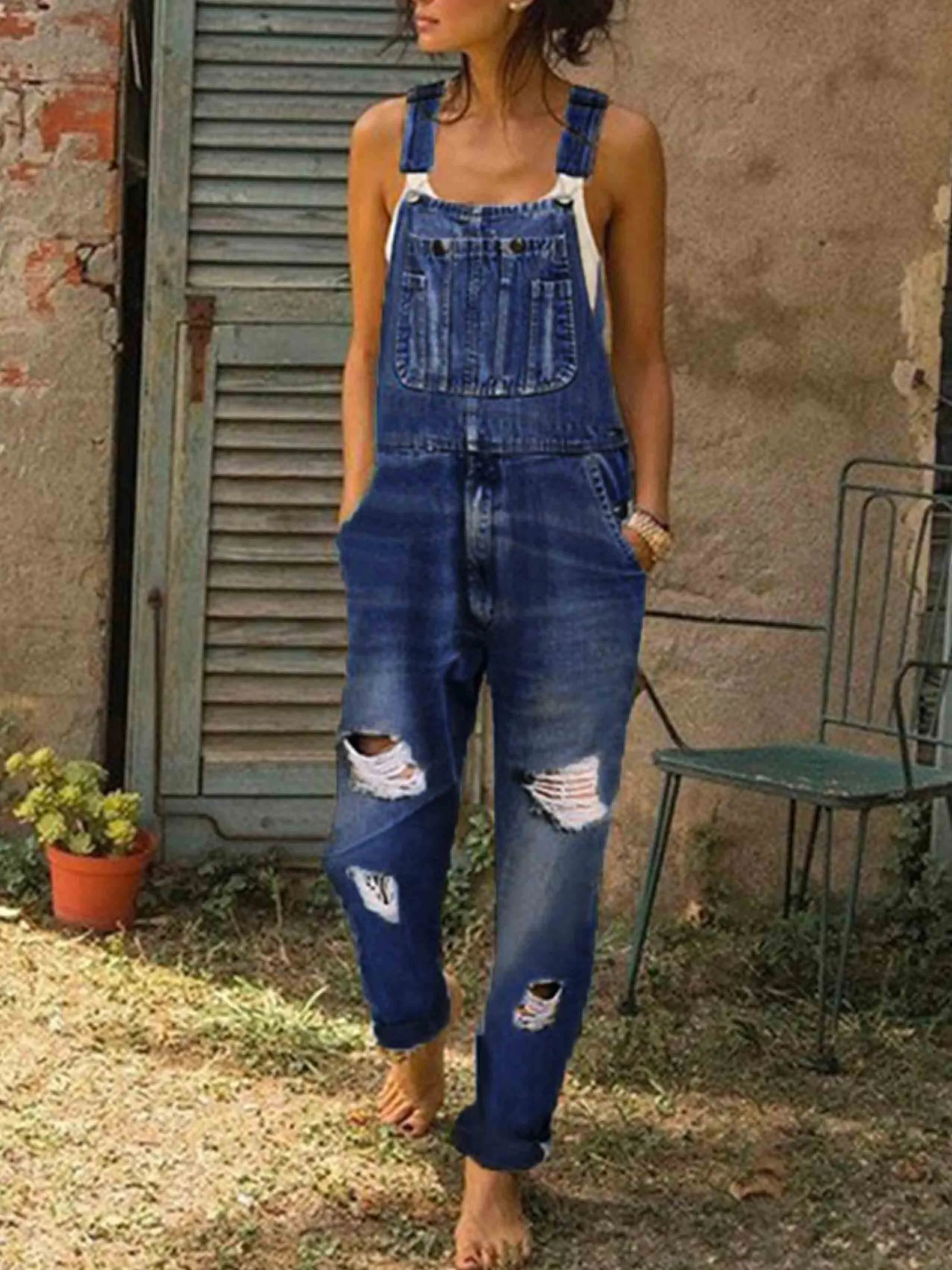 Stunncal Ripped Denim Jeans (3 colors)