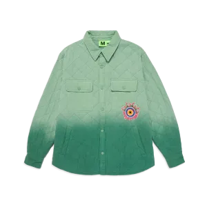 SUPERVSN Studio Manifest Quilted Over Shirt 'Green'