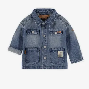Surchemise en denim sergé souple, bébé || Denim overshirt, baby