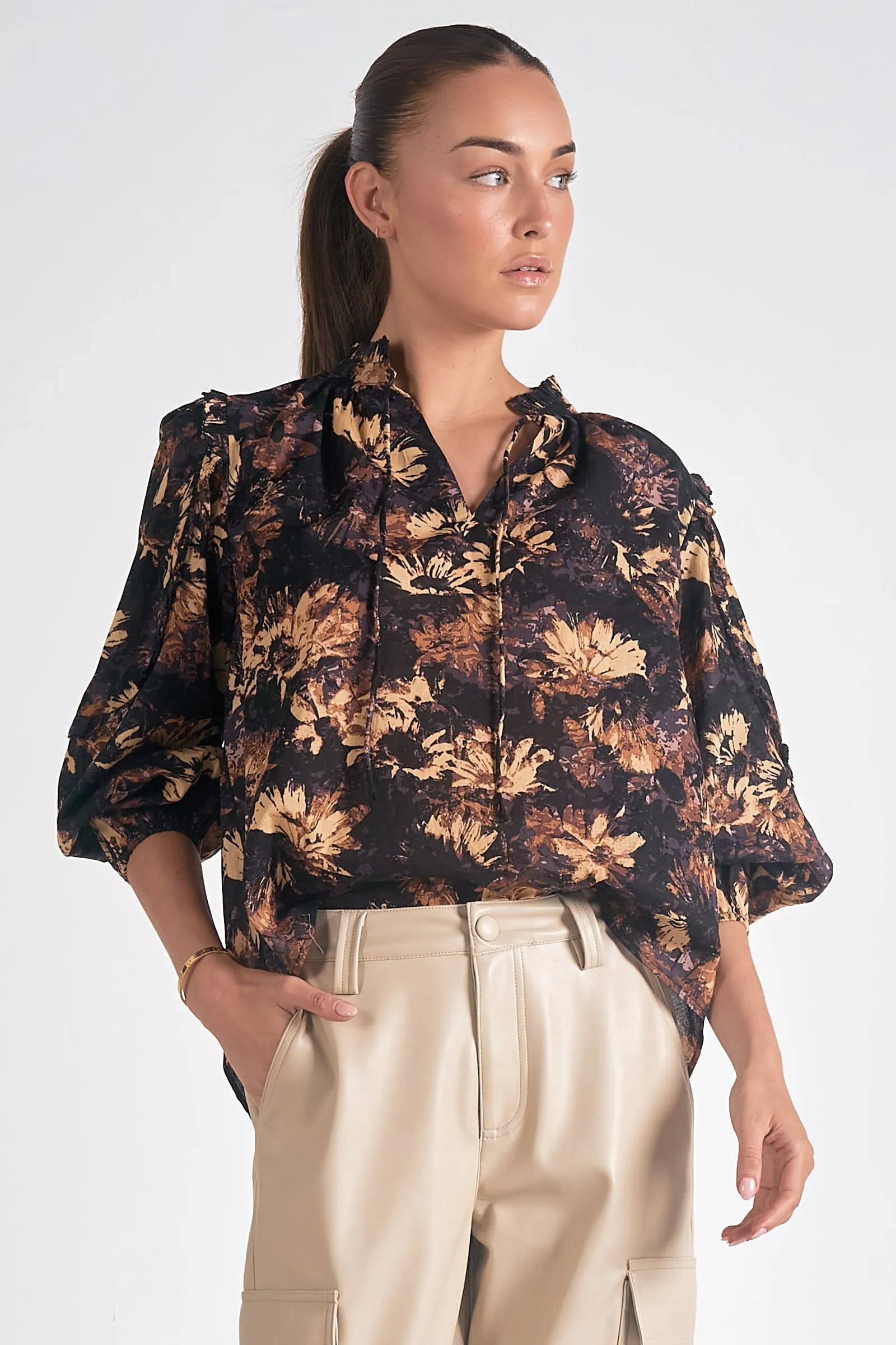 The Aster Floral Blouse