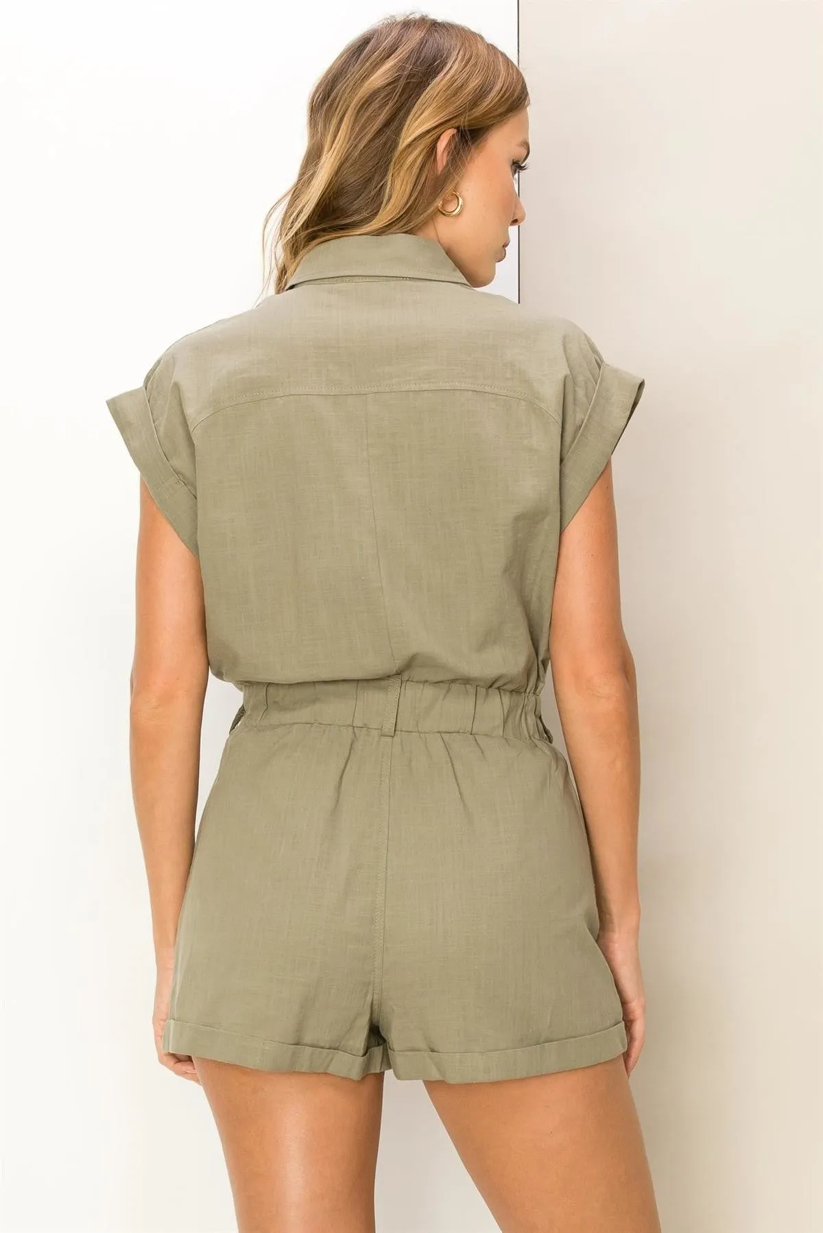 Top Altitude Romper in OLIVE