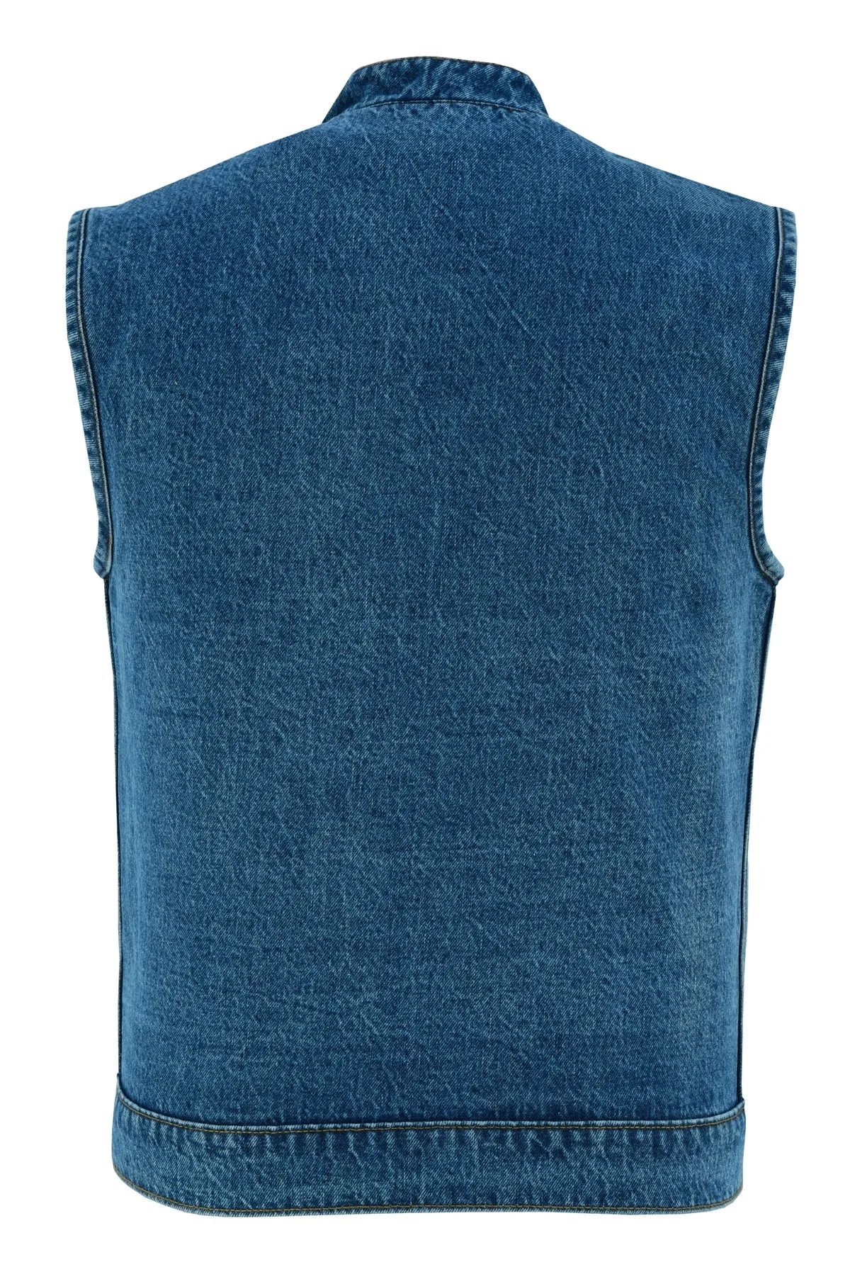 VB914BL Denim Club Vest in Blue