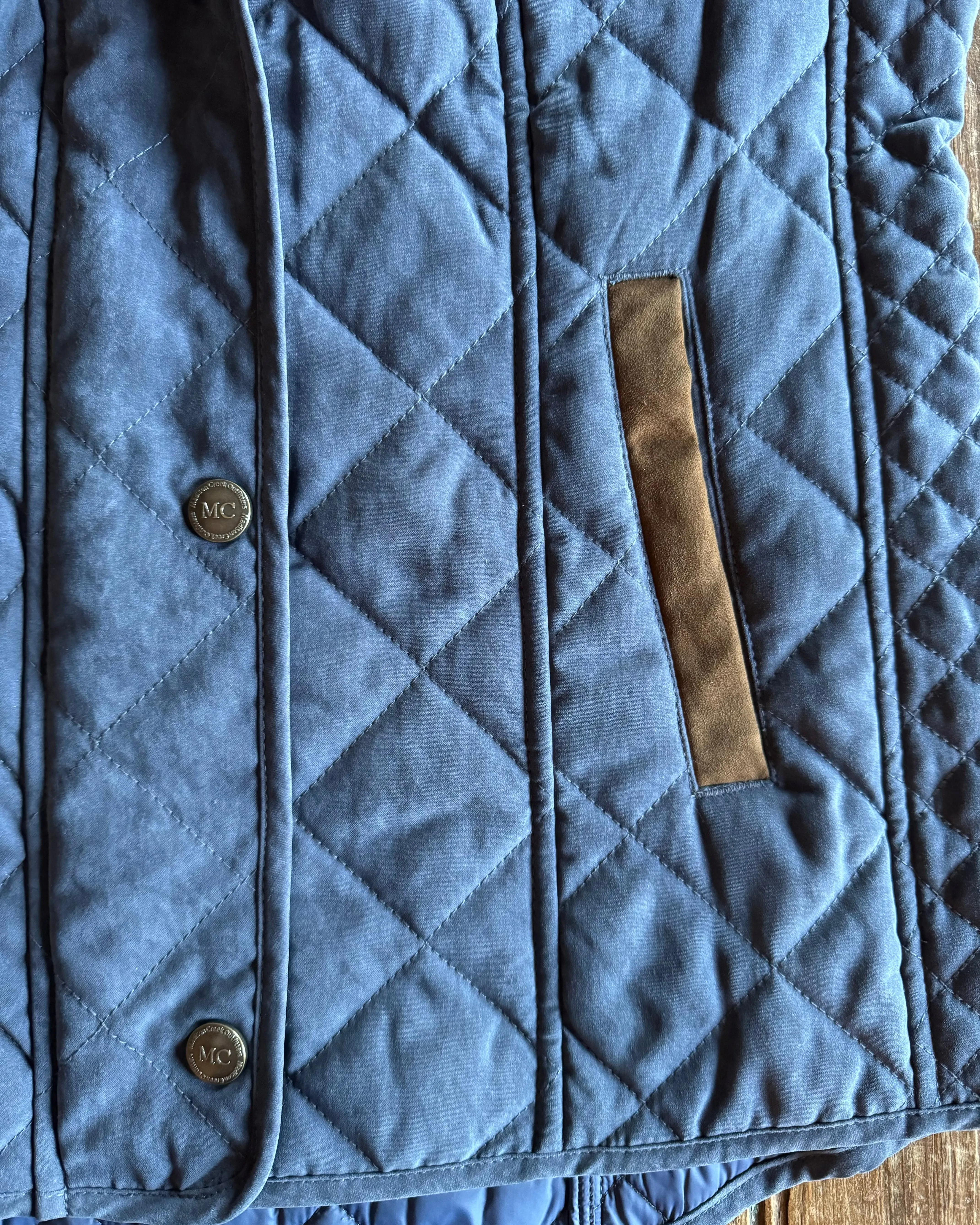 Vista Microsuede Quilted Vest