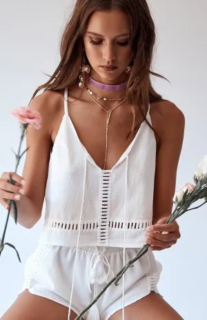 White Angel Top and Shorts