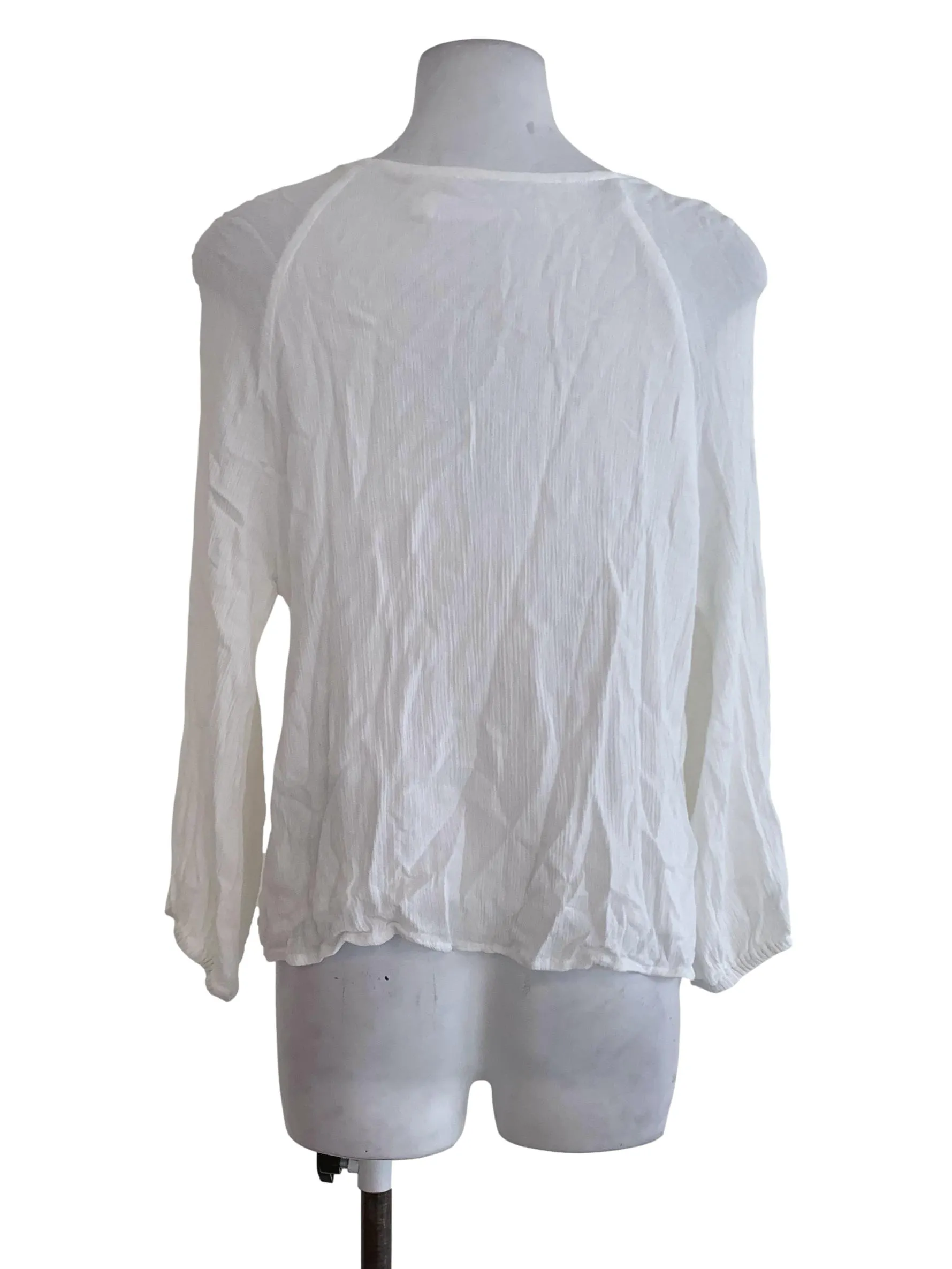 White Plain Blouse