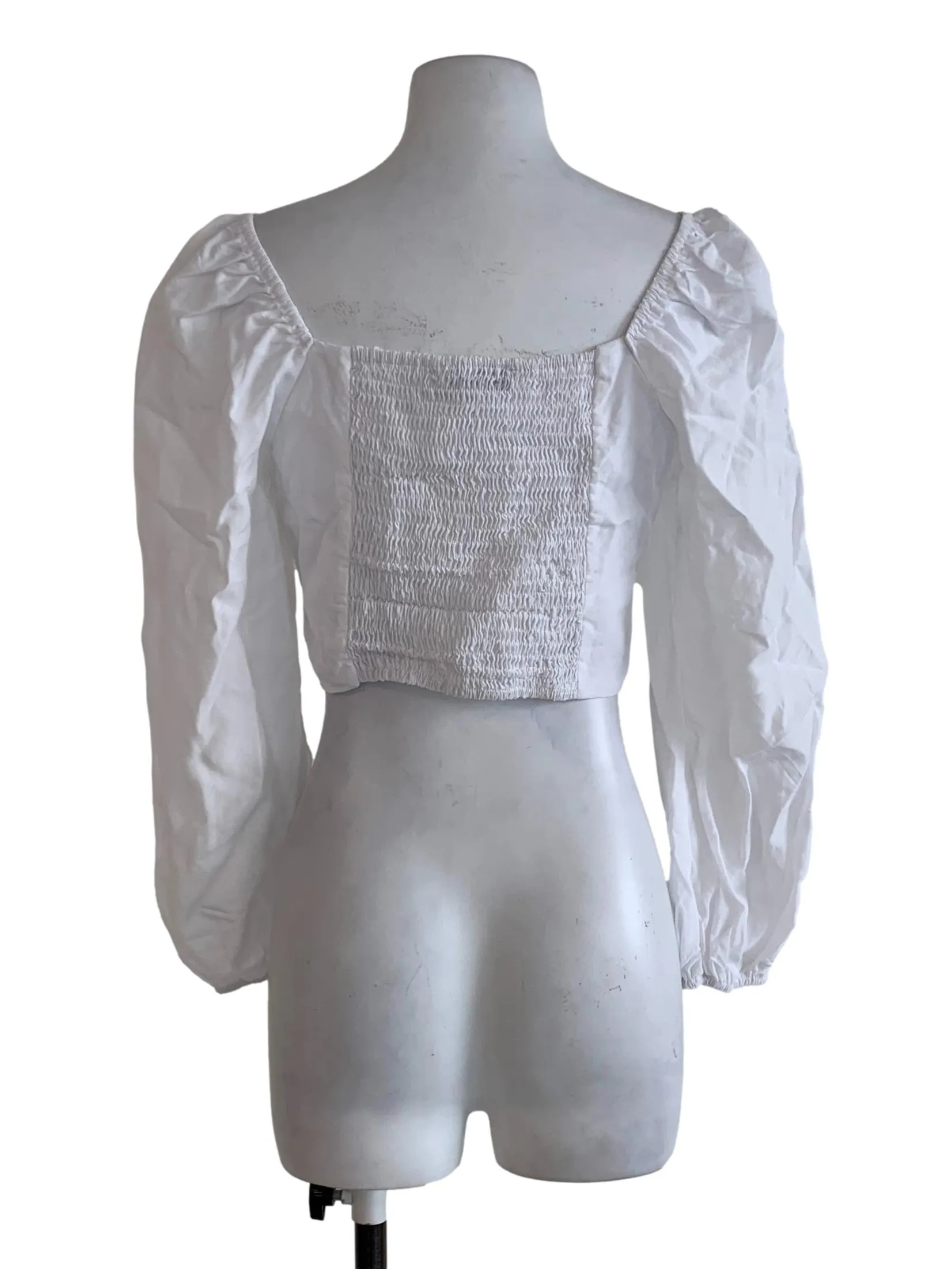 White Plain Blouse