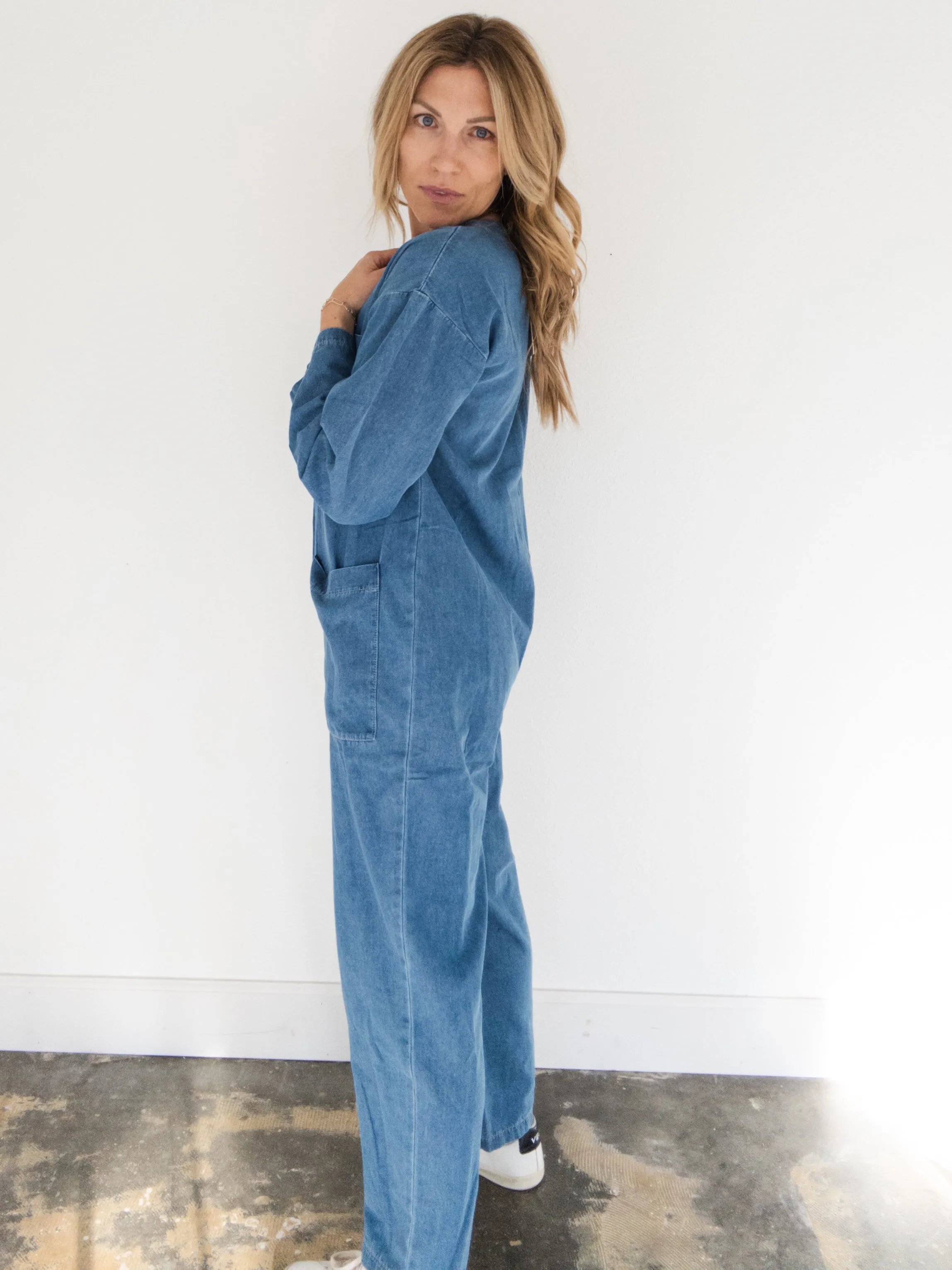 Willie Denim Jumpsuit