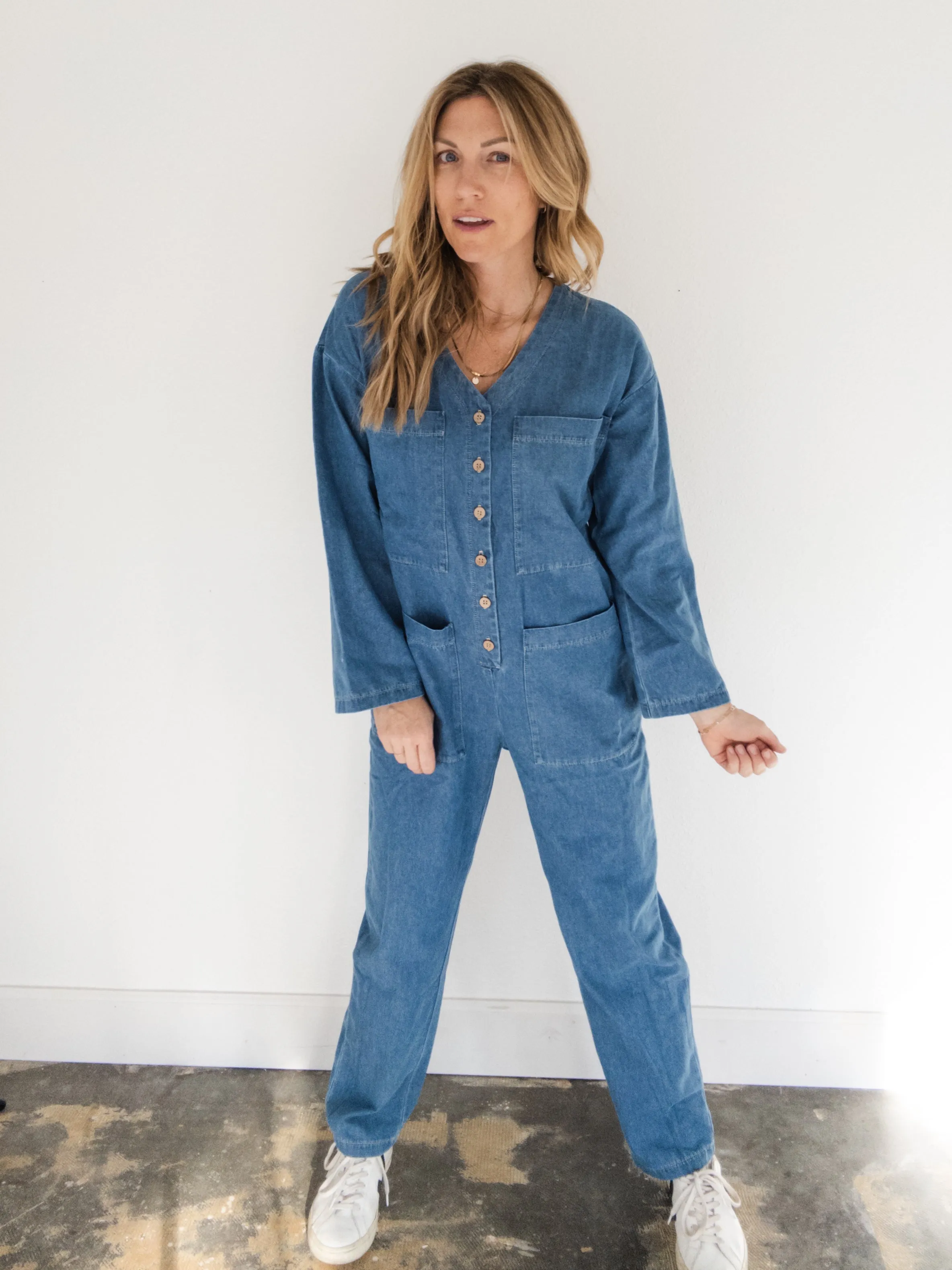 Willie Denim Jumpsuit