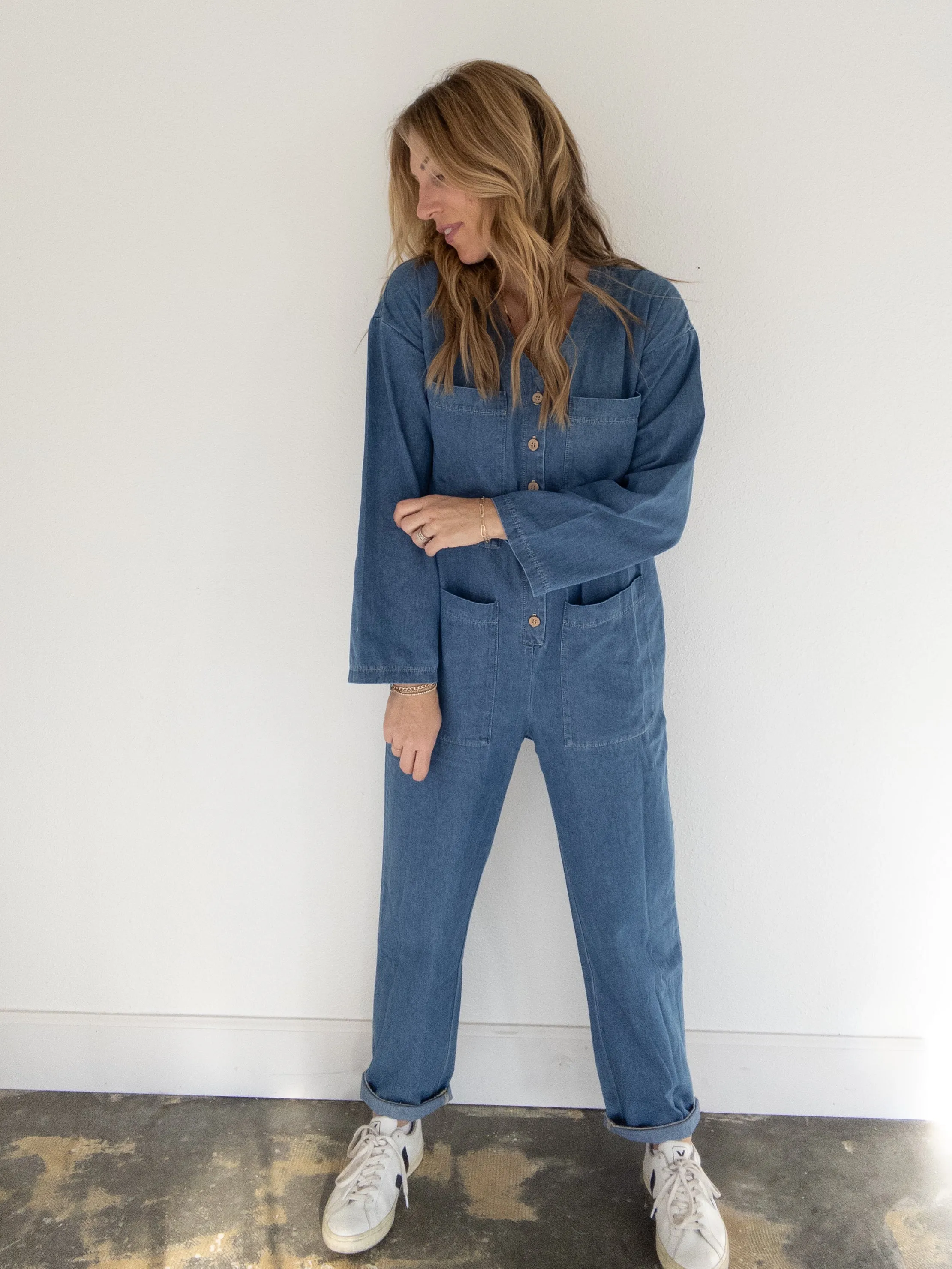 Willie Denim Jumpsuit