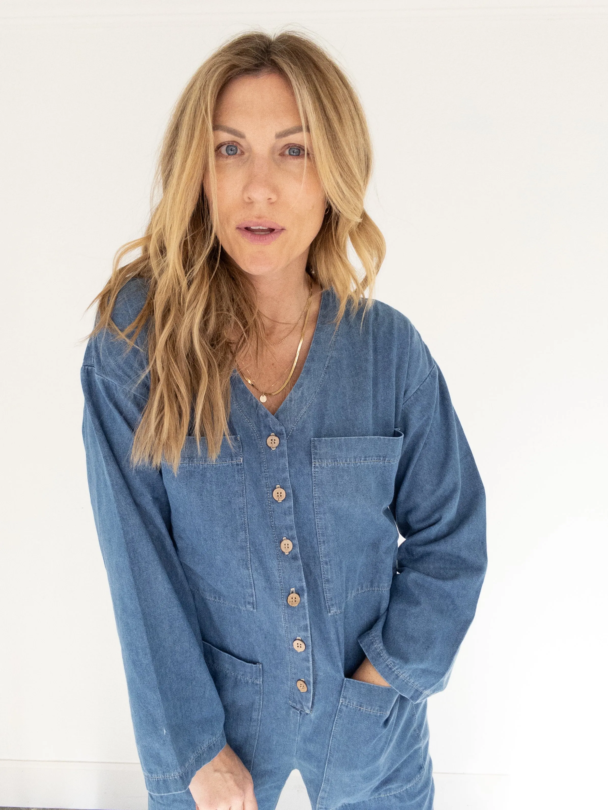 Willie Denim Jumpsuit